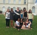 Groupe d'amies pendant l'evjf