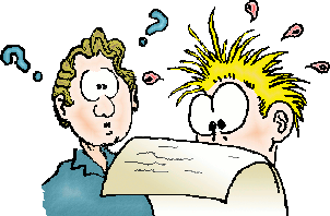 deux amis réfléchissent à une énigme