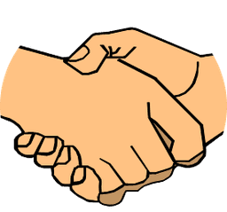 Une poignée de main