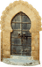 porte du pays des merveilles d’Alice